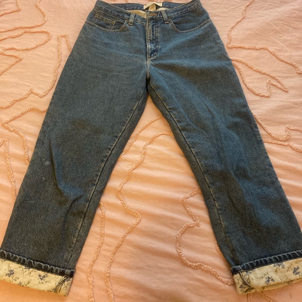 LL Bean fleece lined jeans